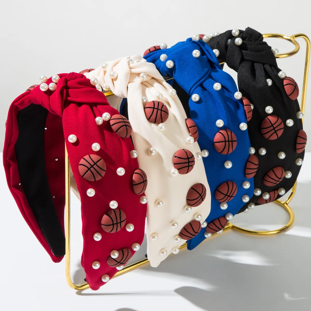 Women Accessories Sale - Serre-tête de sport tendance avec perles,