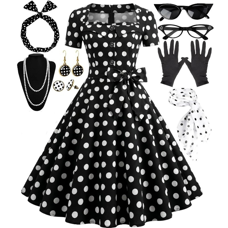 Women'S Accessories In The 1950S - Robes vintage élégantes des années 1950