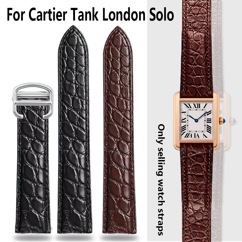 Women'S Accessories Cartier - Bracelet de montre Crocodile 16 18