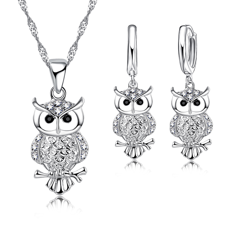 Women'S African Accessories - Brillant plein africain AAA cristal hibou
