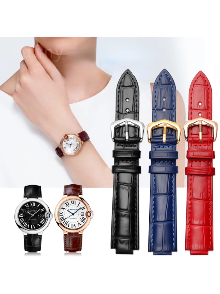 Women'S Accessories Cartier - Bracelet de montre en cuir véritable