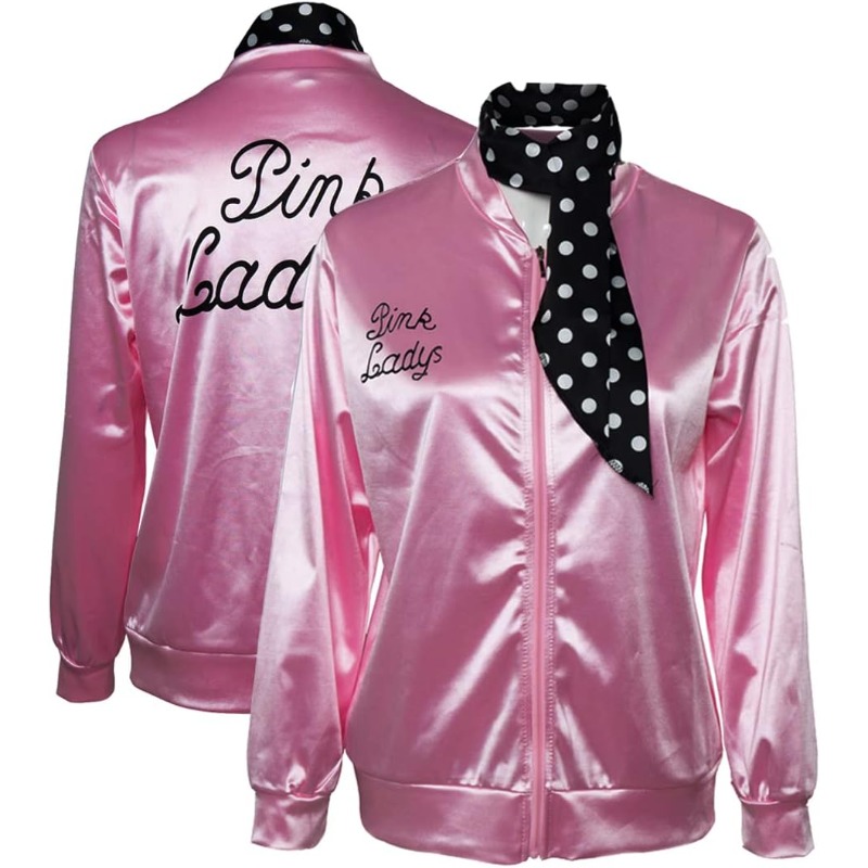 Women'S Accessories In The 1950S - Veste et foulards en satin rose