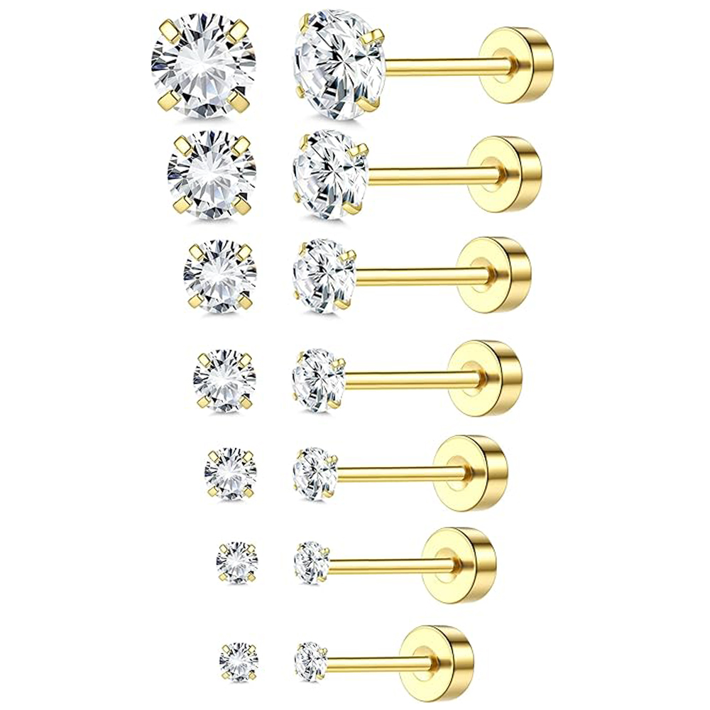 Statement Earrings Oversized - Boucles d'oreilles chirurgicales en acier inoxydable