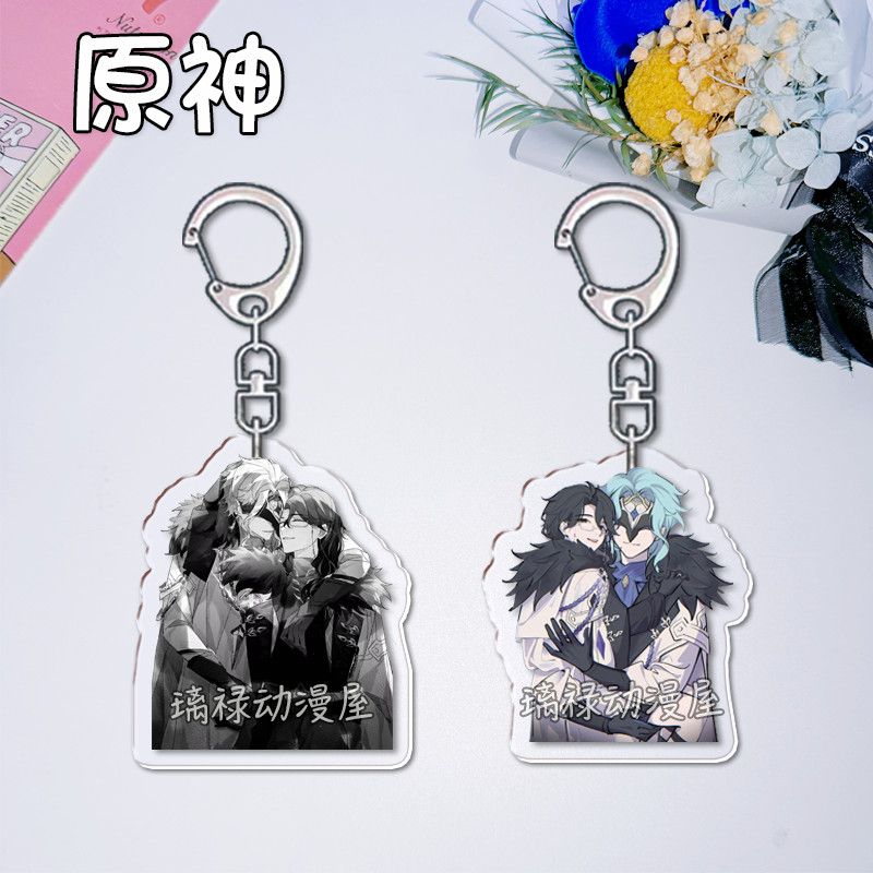 Women'S Keychain Accessories - Porte-clés Genshin Impact pour femmes, 2