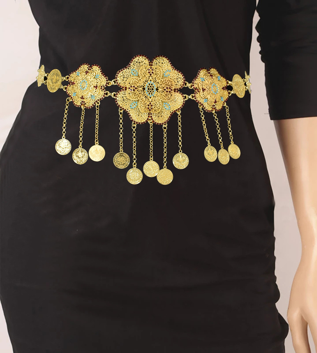 Women Accessories India - Pièces de fleurs évidées pour femmes,