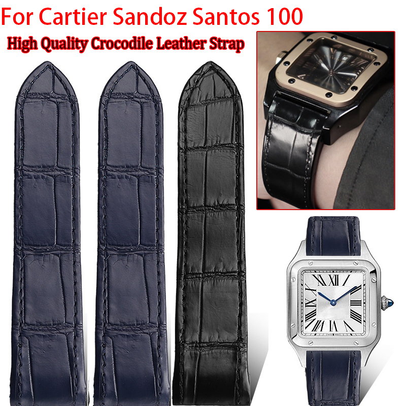 Women'S Accessories Cartier - Bracelet de montre en cuir véritable