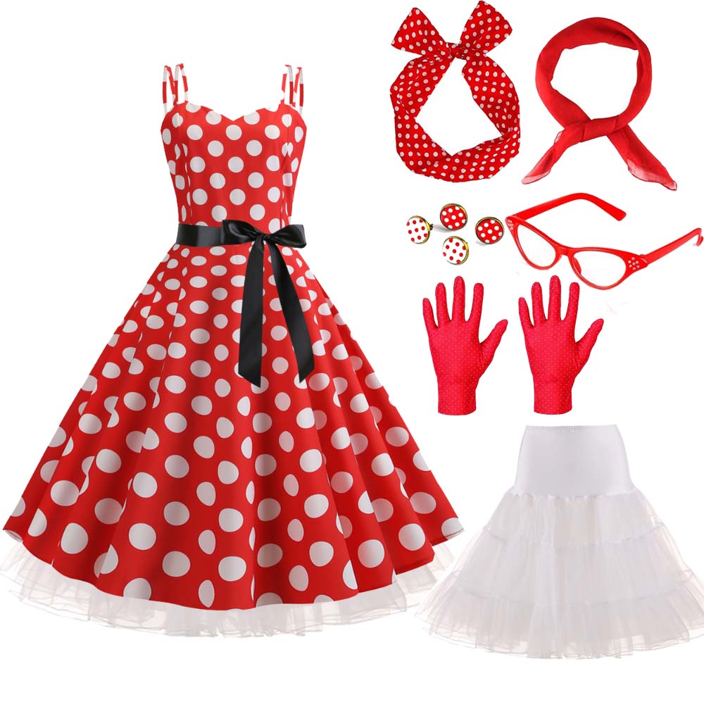 Women'S Accessories In The 1950S - Ensemble de costumes de carnaval des