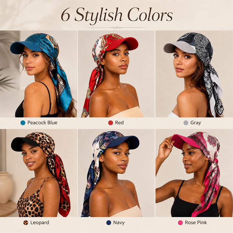 Women'S Accessories Go Outdoors - Chapeau carré imprimé tendance pour femme,