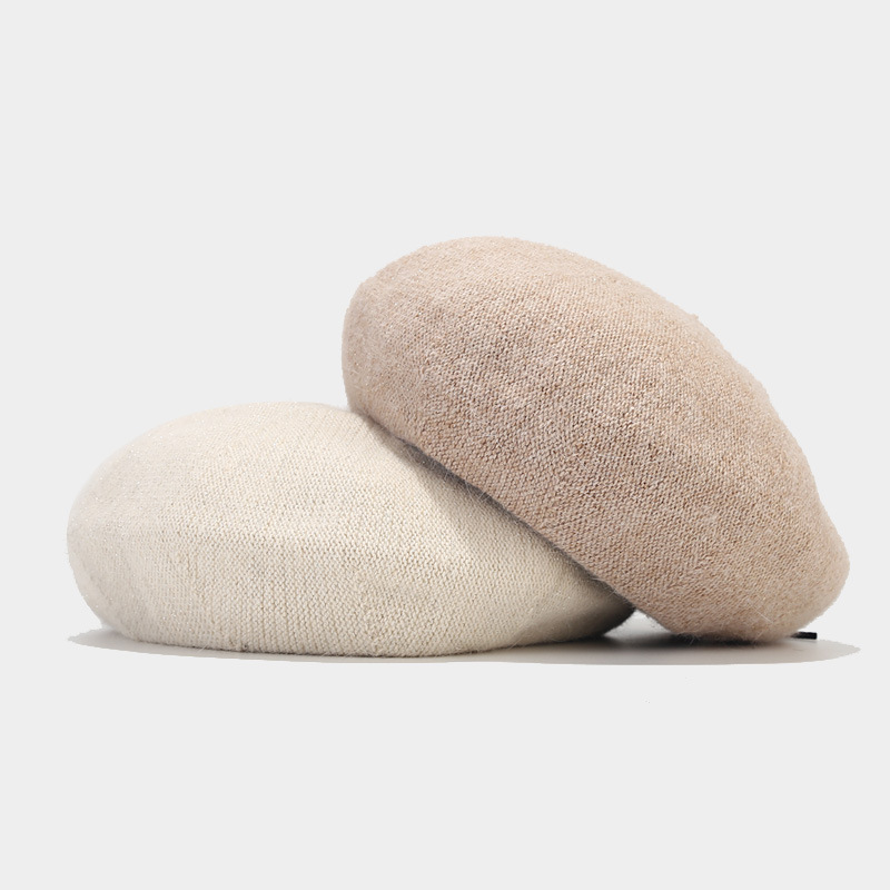 Women'S Accessories Go Outdoors - Béret en tricot Angora pour femme,