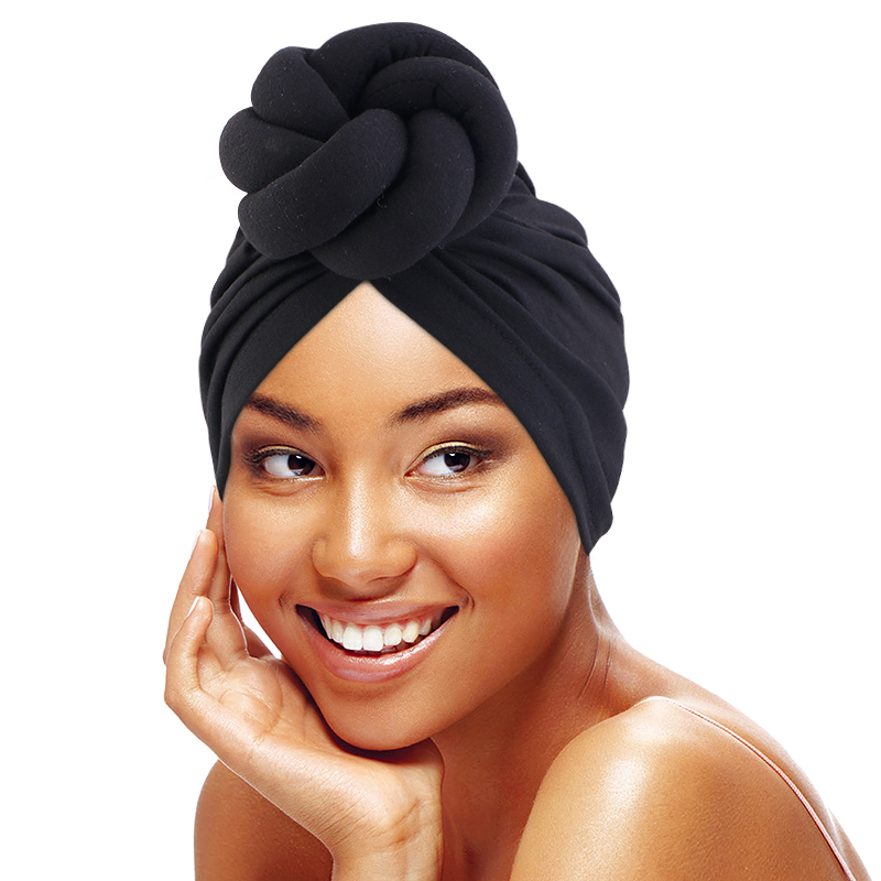 Women'S African Accessories - Turban noué à grande fleur pour