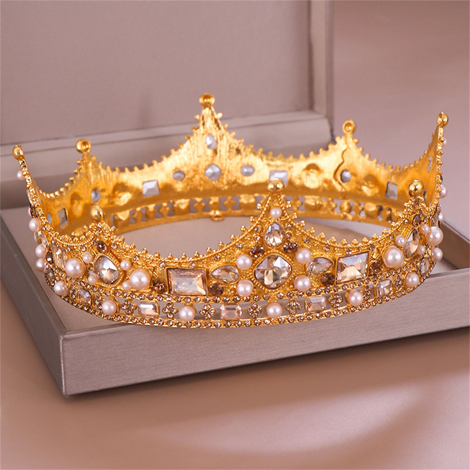 Women Accessories For Wedding - Couronne de mariée en alliage, diadème