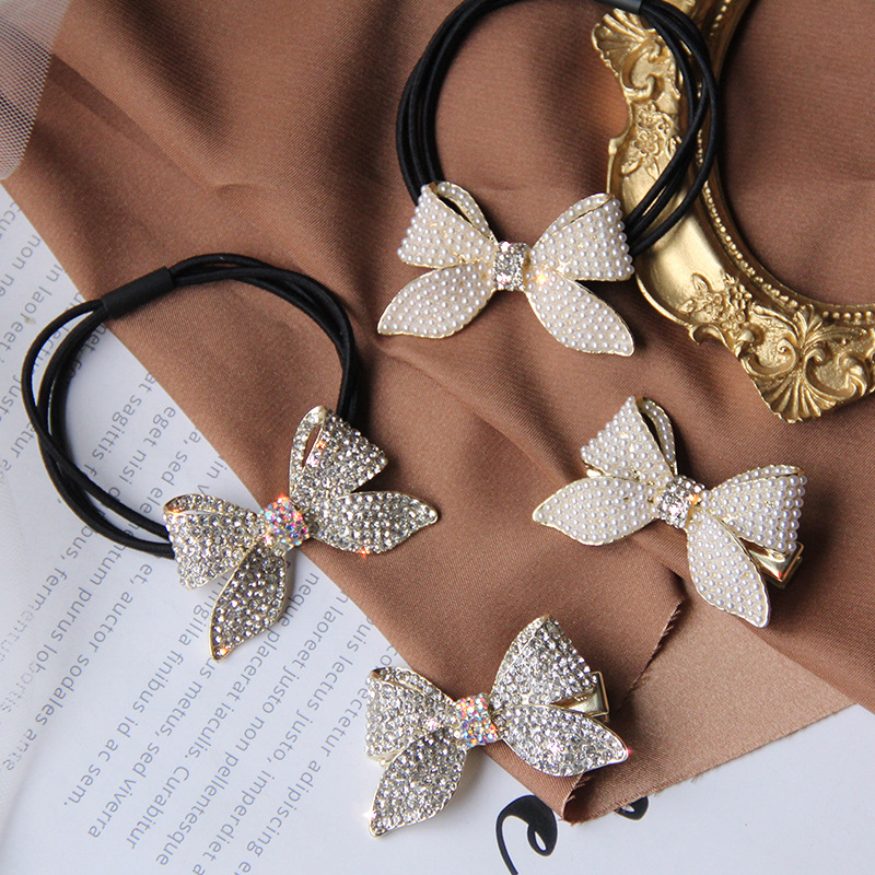 Women Accessories Sale - Chouchous élégants coréens en strass pour