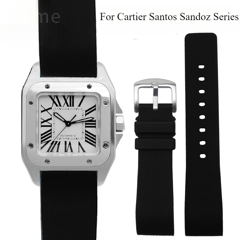 Women'S Accessories Cartier - Bracelet de montre en Silicone noir