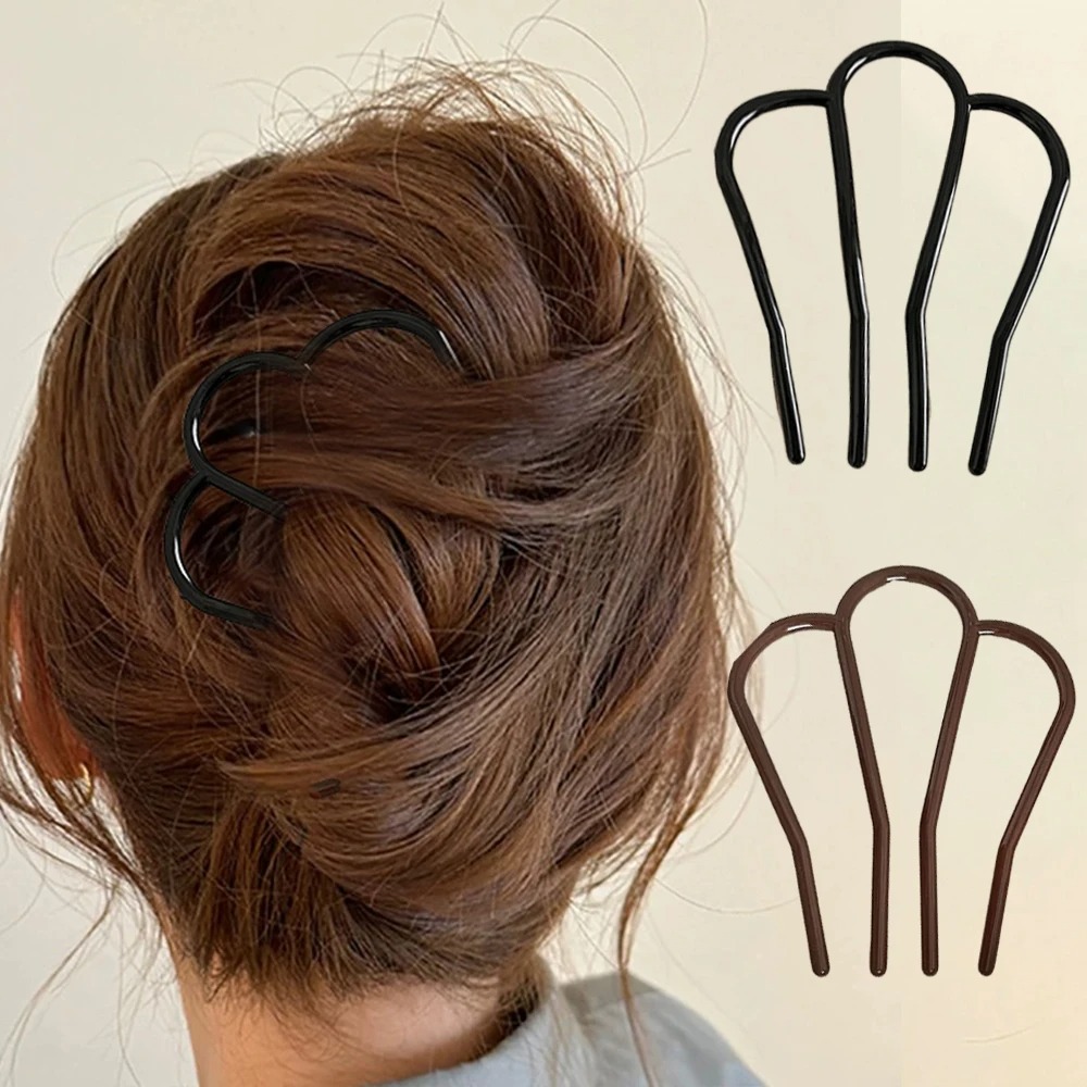 Hair Fork Stick - Épingles à cheveux élégantes en acrylique