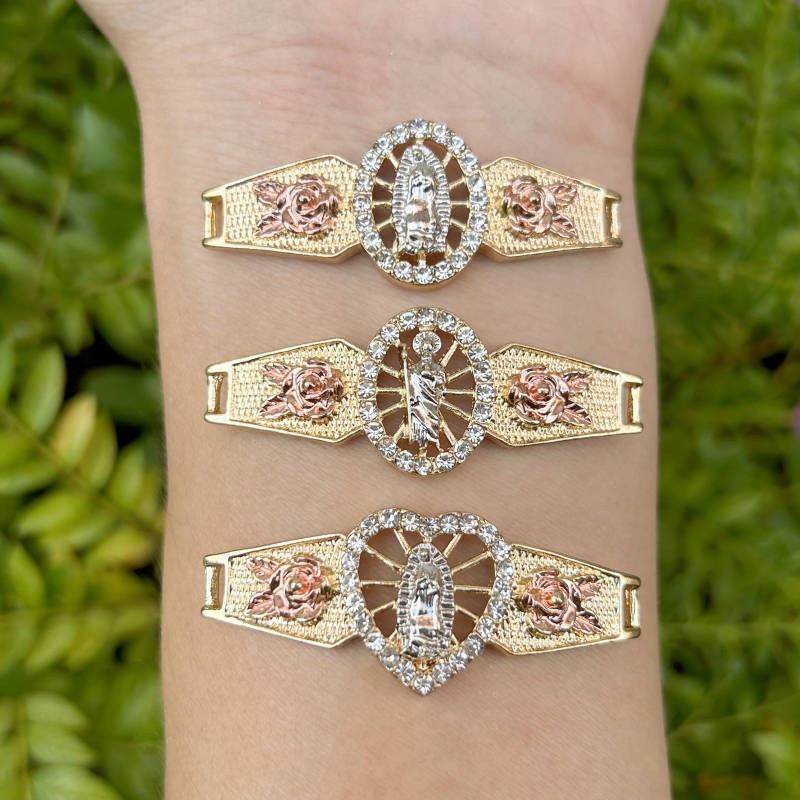 Bracelet Virgencita plaqué or  - Women Juda Accessories avis et prix
