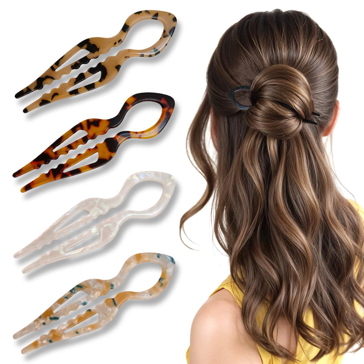 Bâtonnets à cheveux en forme d - Hair Fork Stick avis et prix