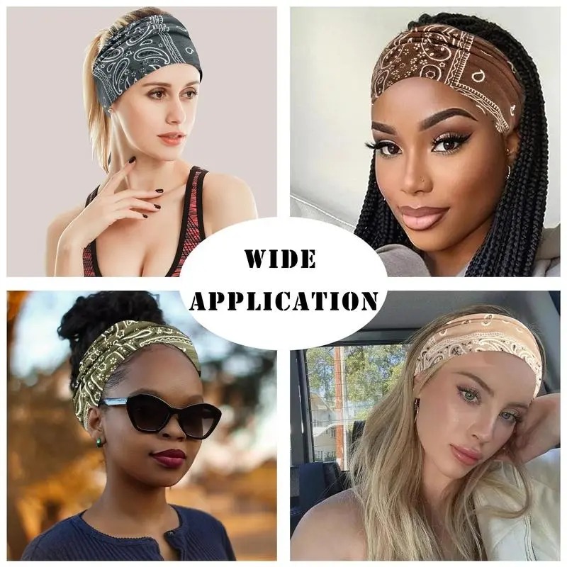 Lot de 4 bandeaux bohèmes pour - Women'S African Accessories avis et prix
