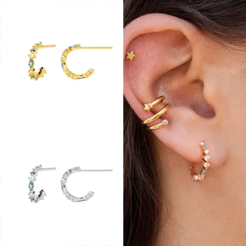 Femmes 925 en argent Sterling  - Statement Earrings Oversized avis et prix