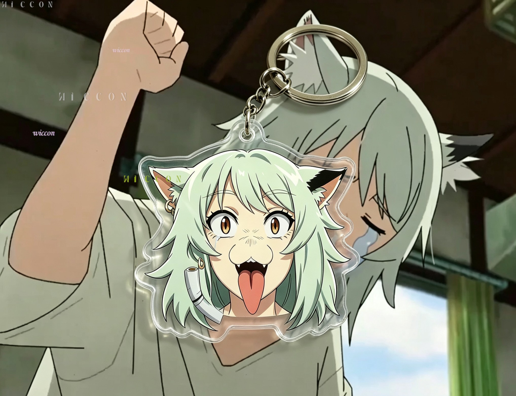 Porte-clés Chat Chainsmoker Ya - Women'S Keychain Accessories avis et prix