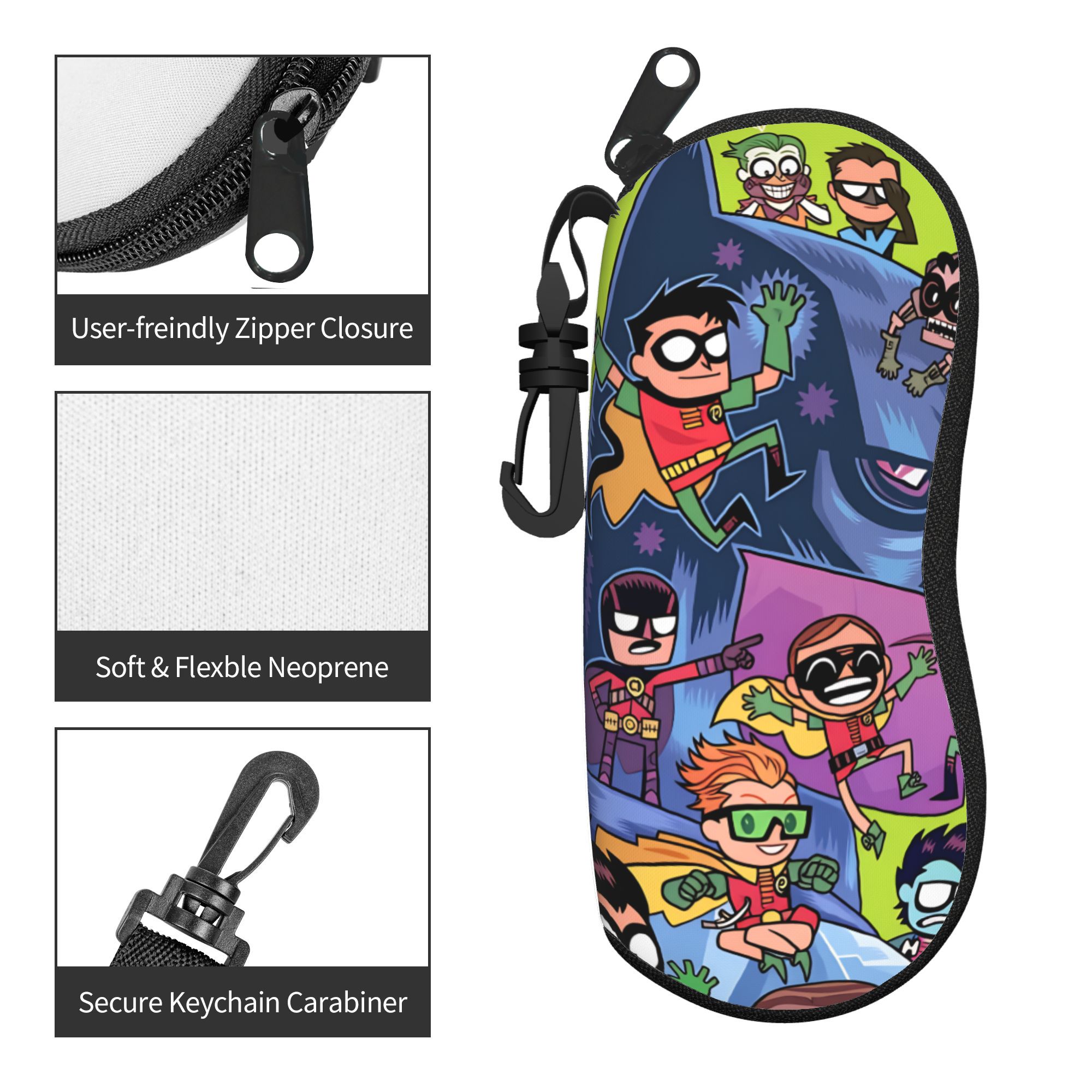 Teens Titans Go – étui à lunet - Women'S Accessories Go Outdoors avis et prix