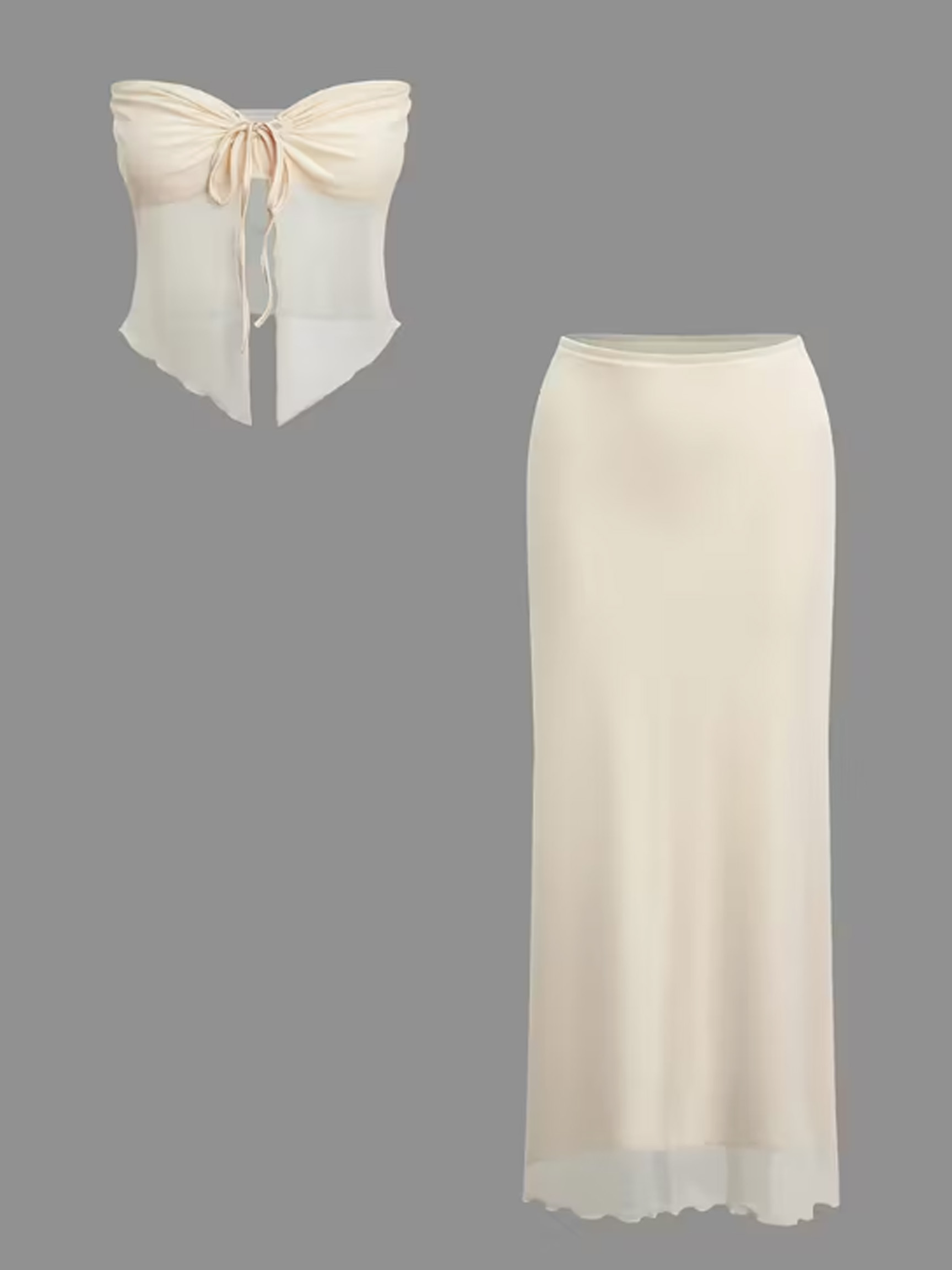 Ensemble haut sans bretelles e - Layered Necklace Set avis et prix