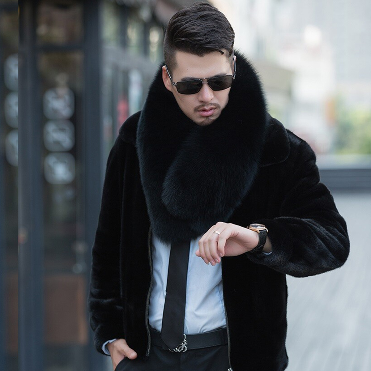 Véritable fourrure de renard é - Women Accessories Sale avis et prix