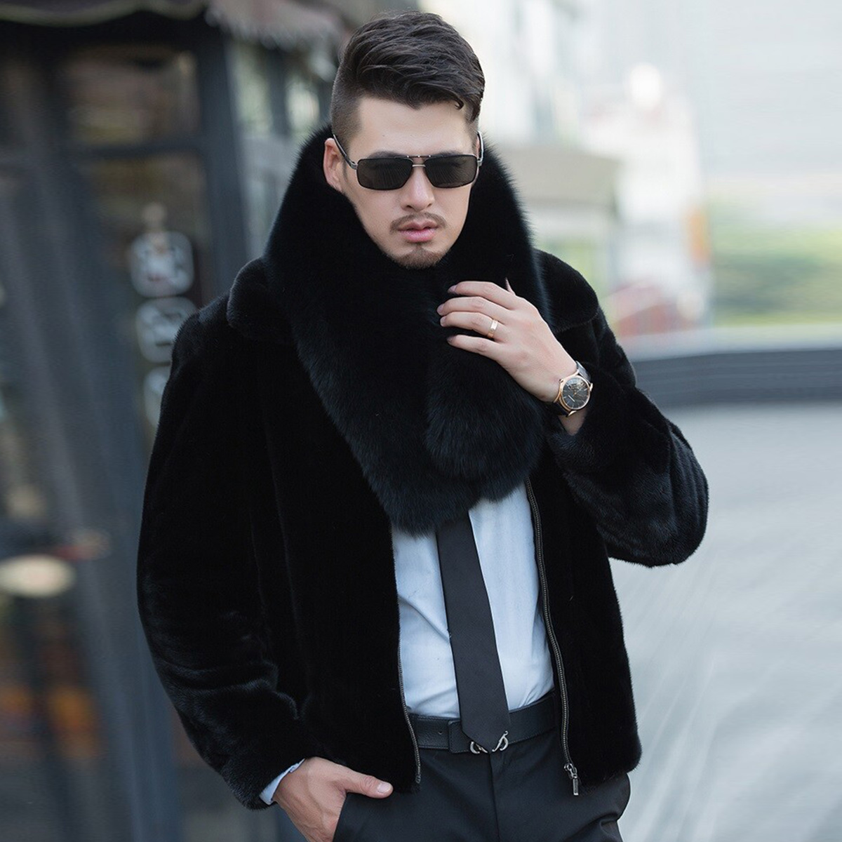 Véritable fourrure de renard é - Women Accessories Sale avis et prix