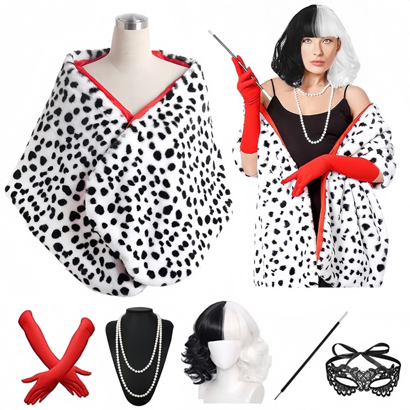 Châle court imprimé dalmatien  - Women'S Accessories In The 1950S avis et prix