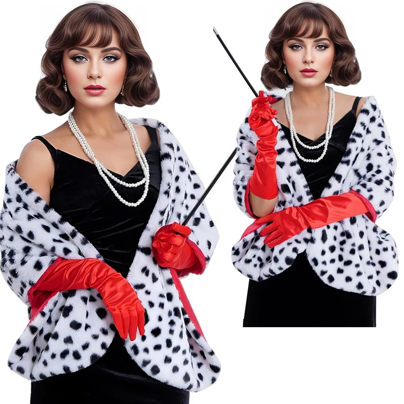 Châle court imprimé dalmatien  - Women'S Accessories In The 1950S avis et prix