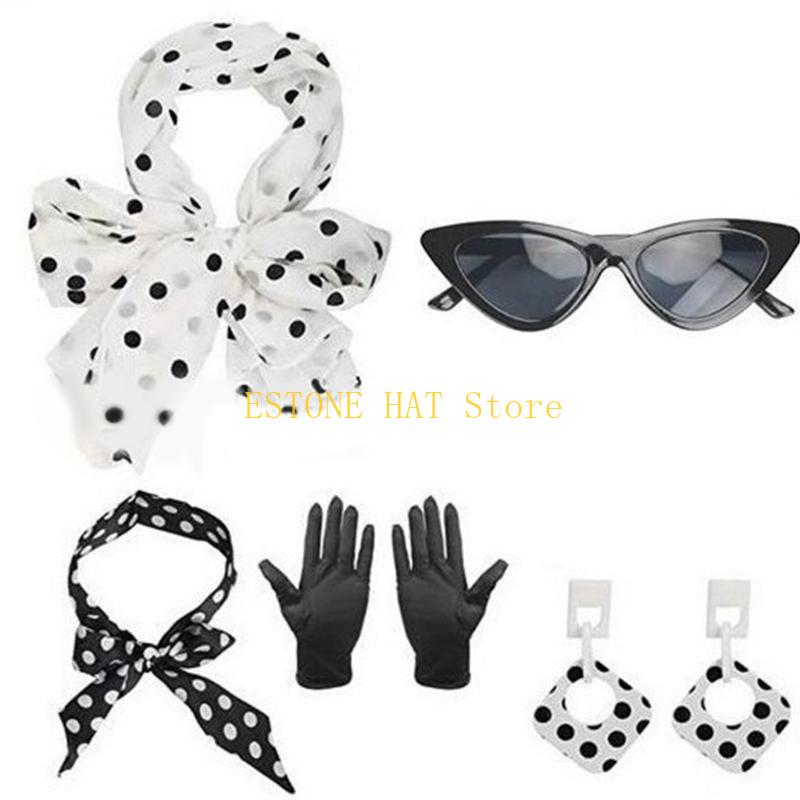 49MF 5 pièces accessoires Rock - Women'S Accessories In The 1950S avis et prix