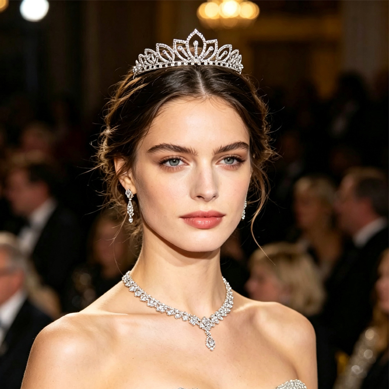 Couronne de mariée en strass s - Women Accessories For Wedding avis et prix