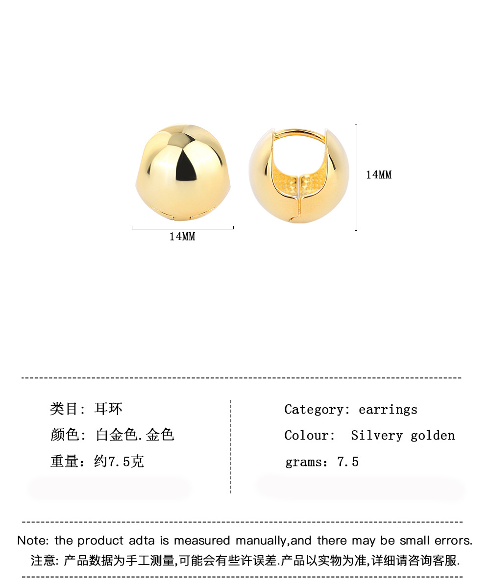 Boucles d'oreilles créoles sph - Statement Earrings Oversized avis et prix
