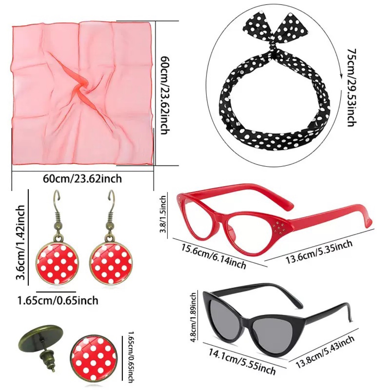 Robe de Cosplay de fête rétro  - Women'S Accessories In The 1950S avis et prix