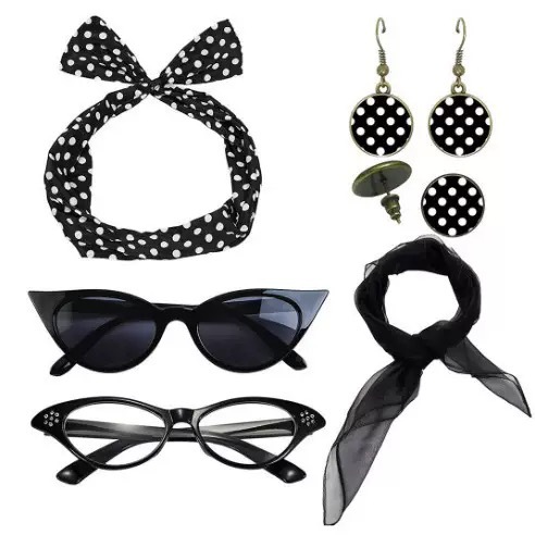 Robe de Cosplay de fête rétro  - Women'S Accessories In The 1950S avis et prix