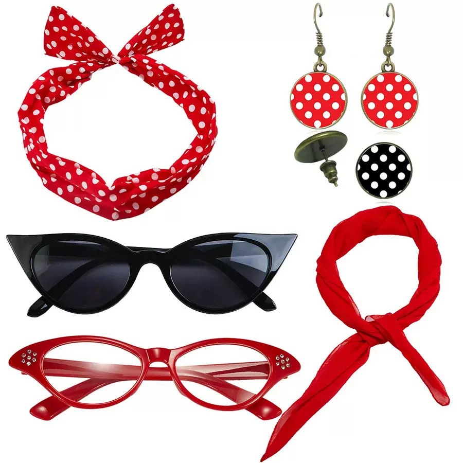 Robe de Cosplay de fête rétro  - Women'S Accessories In The 1950S avis et prix