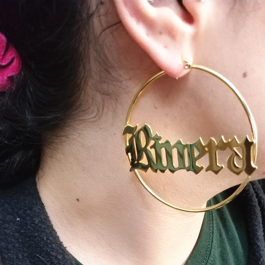 Grandes boucles d'oreilles per - Statement Earrings Oversized avis et prix