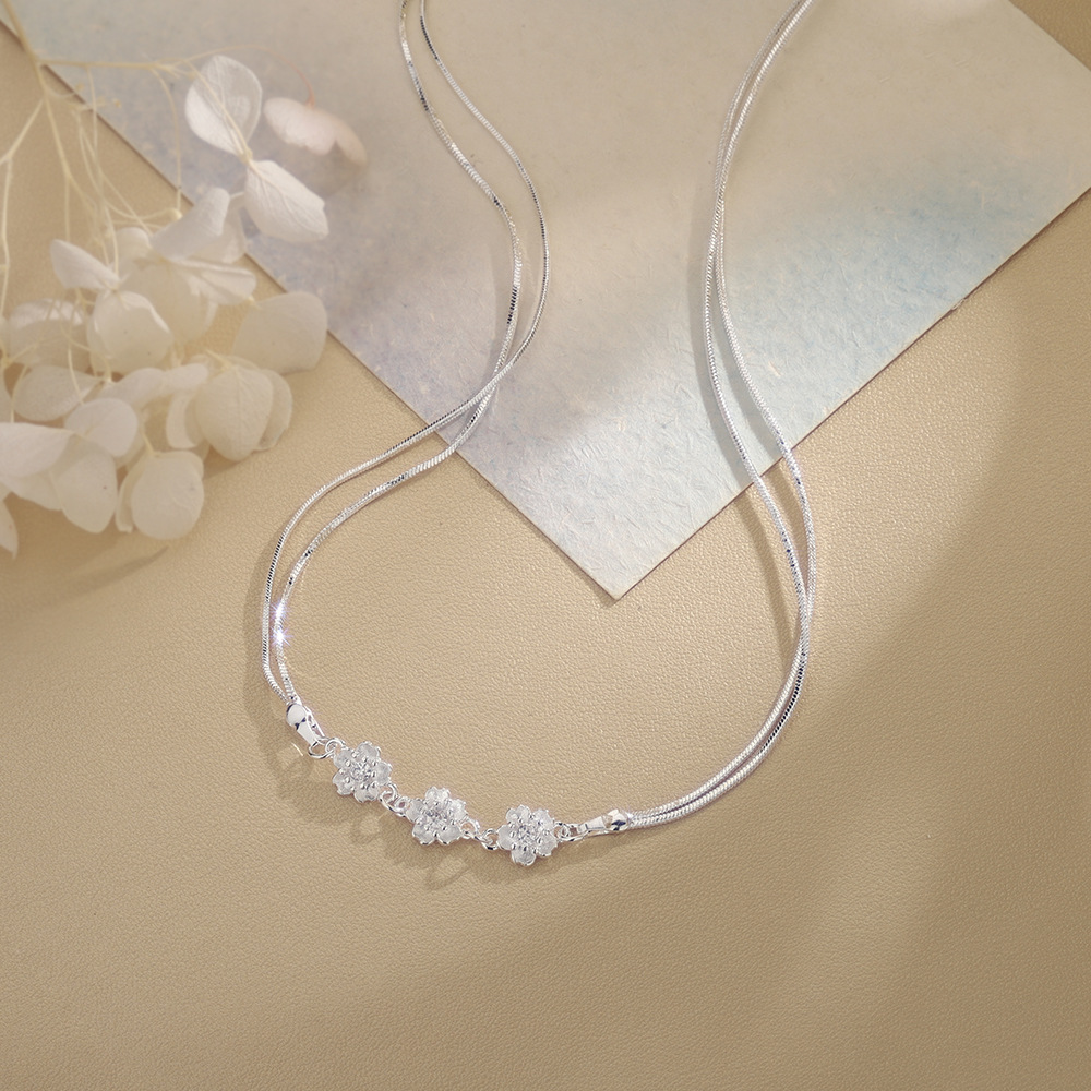 Collier en argent sterling 925 - Layered Necklace Set avis et prix