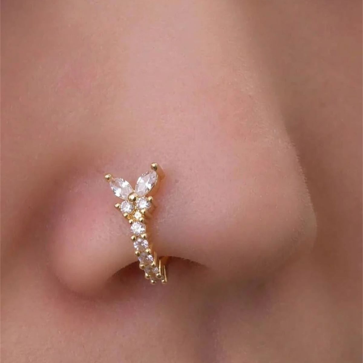 Clip de nez en forme de Y sans - Women Accessories Sale avis et prix