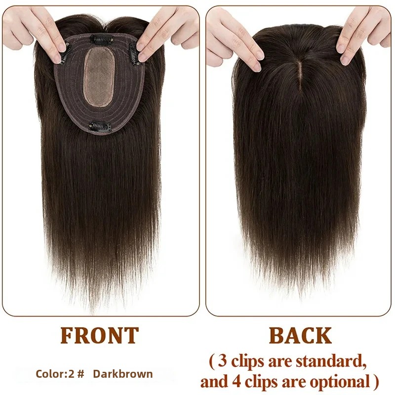 Perruque toupet en soie lisse  - Women Accessories India avis et prix