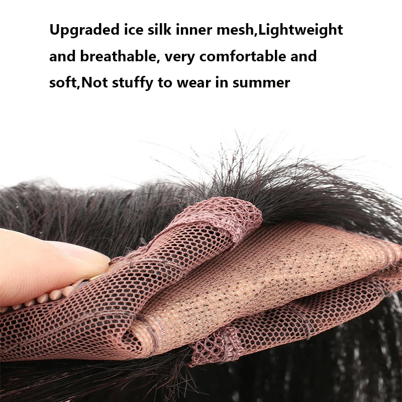 Perruque toupet en soie lisse  - Women Accessories India avis et prix