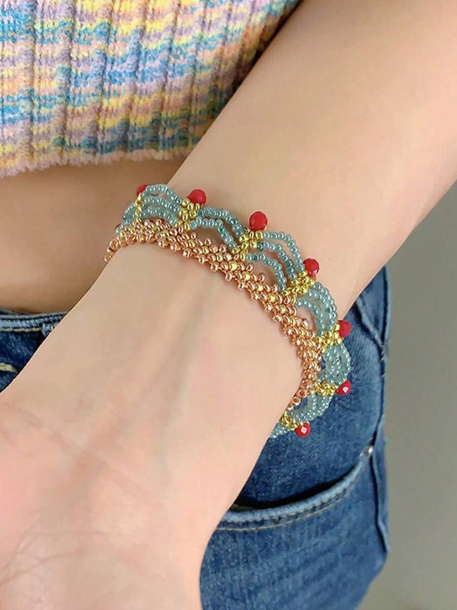 Ensemble de bracelets perlés m - Layered Necklace Set avis et prix