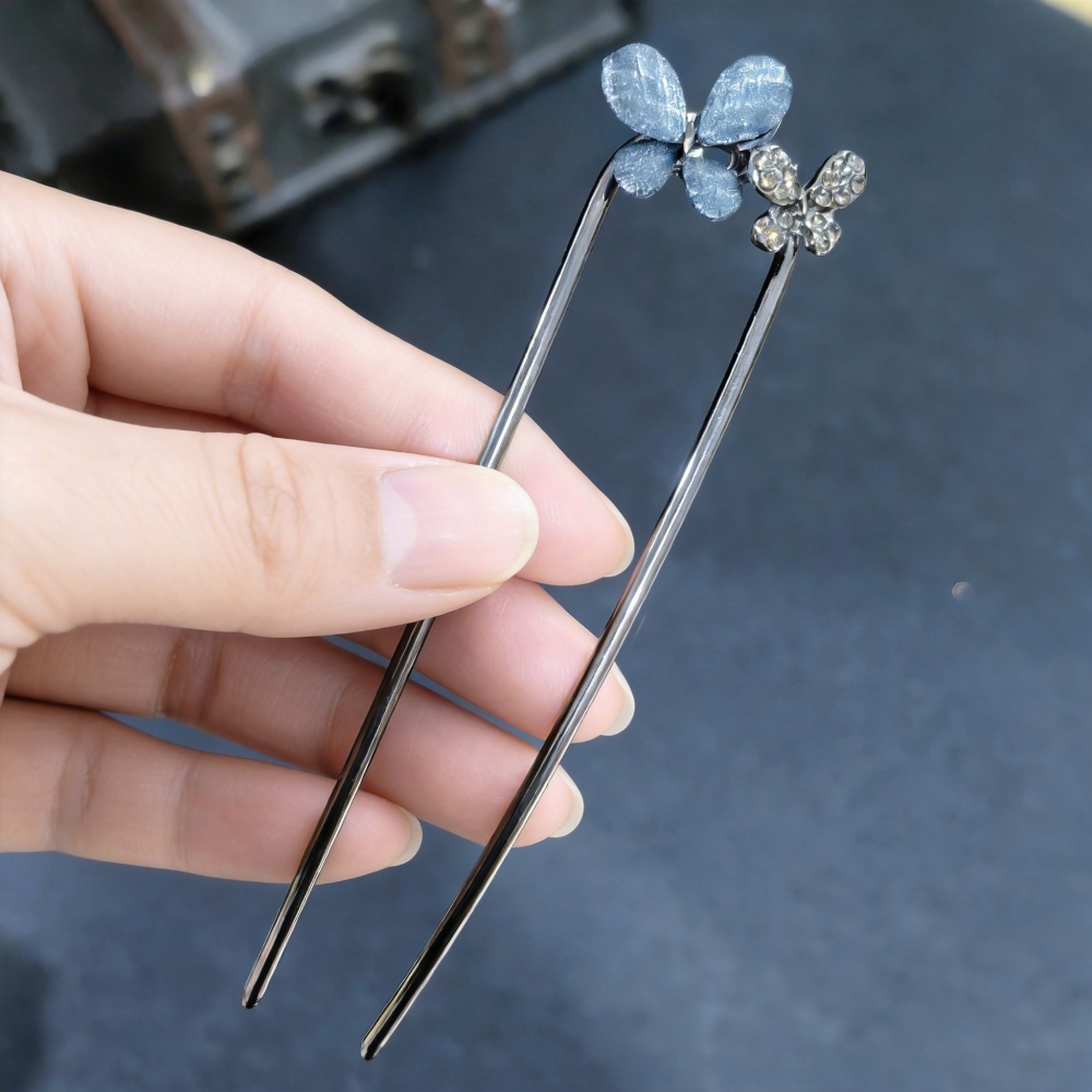 Pique à cheveux vintage en mét - Hair Fork Stick avis et prix