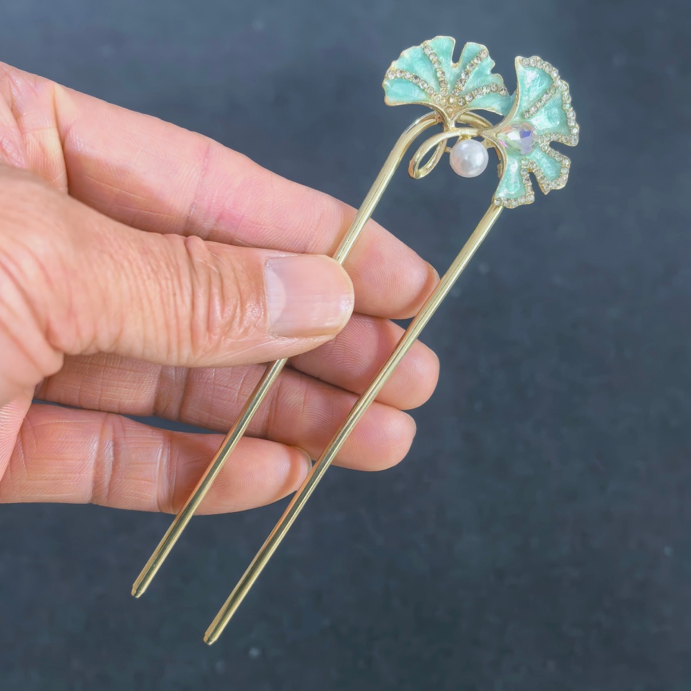 Pique à cheveux vintage en mét - Hair Fork Stick avis et prix