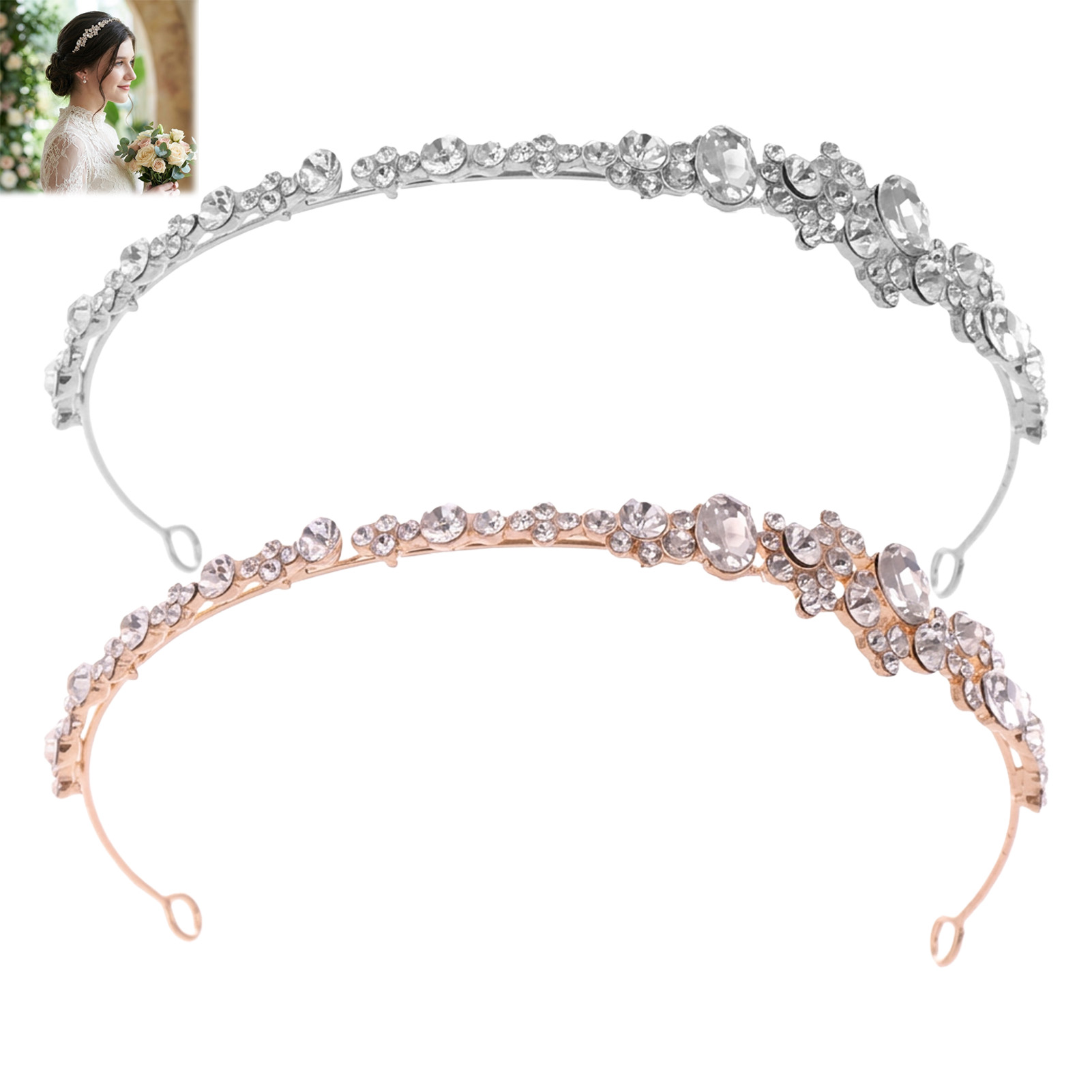 Serre-tête Couronne en Alliage - Women Accessories For Wedding avis et prix