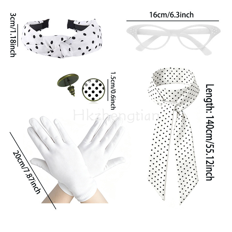 Kit d'accessoires rétro années - Women'S Accessories In The 1950S avis et prix