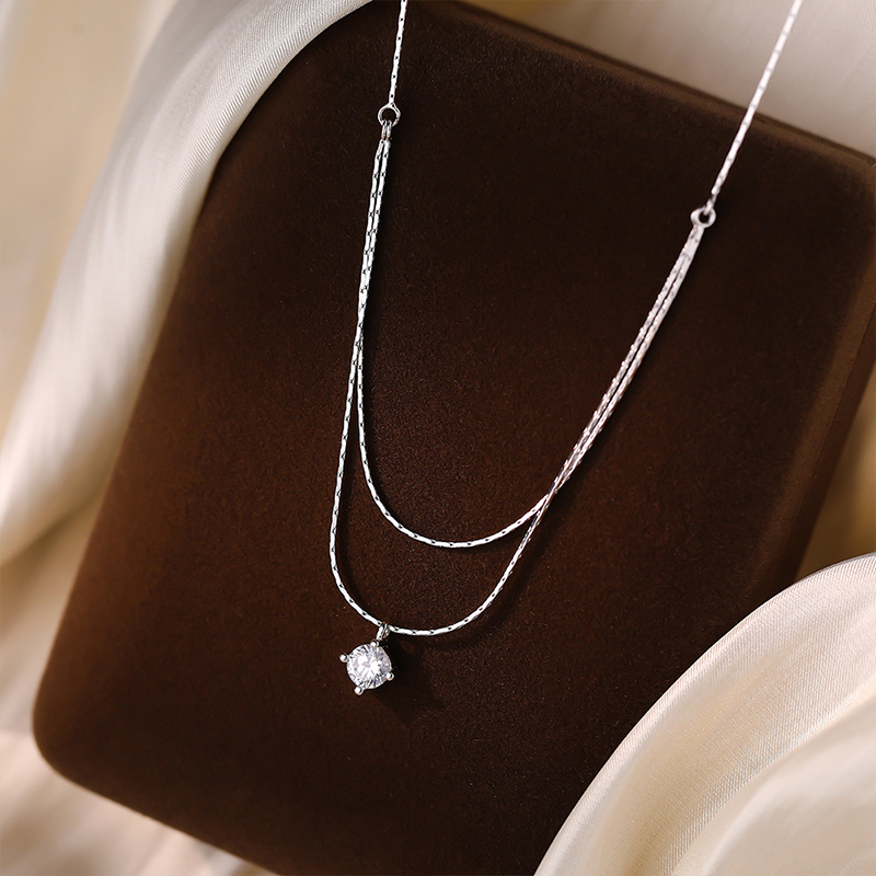 Collier avec pendentif en arge - Layered Necklace Set avis et prix